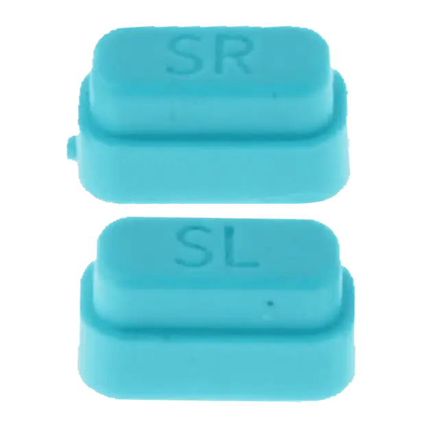 Boutons SR et SL pour manette Joy-Con Nintendo Switch (jeu de 2 pièces, bleu)