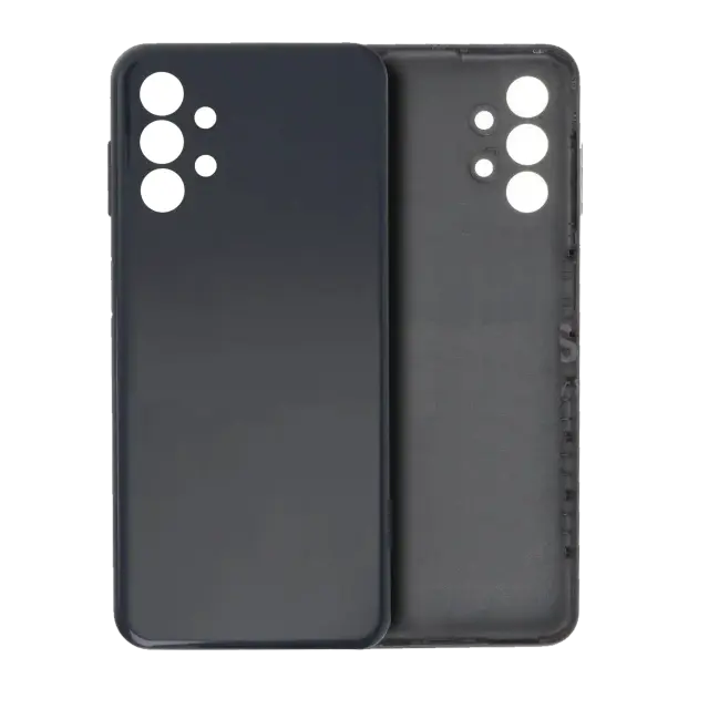 Vitre arrière pour Samsung Galaxy A13 4G (A135 / 2022) (pack service origine, noir)