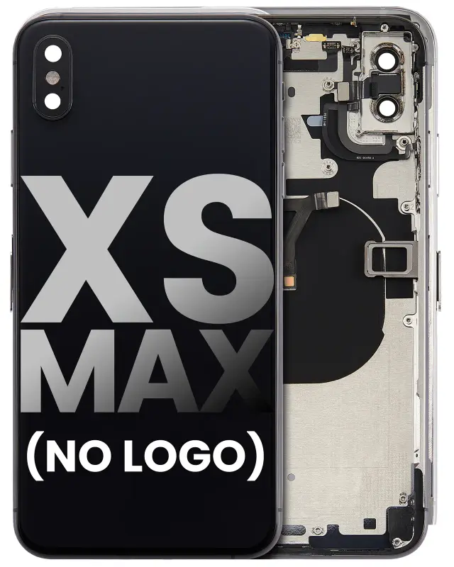 Châssis pour Apple iPhone XS Max (sans logo, compatible premium, gris sidéral)