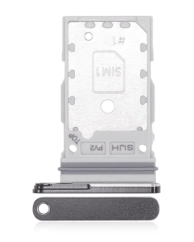 Tiroir double SIM pour Samsung Galaxy S22 Ultra (noir fantôme)