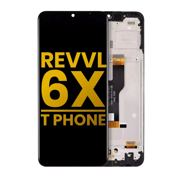 Écran LCD avec châssis pour Revvl T-Mobile Revvl 6X 5G / T Phone (reconditionné, toutes couleurs)