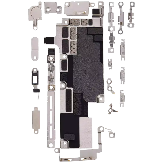Jeu de petits supports métalliques pour Apple iPhone 15 Pro Max