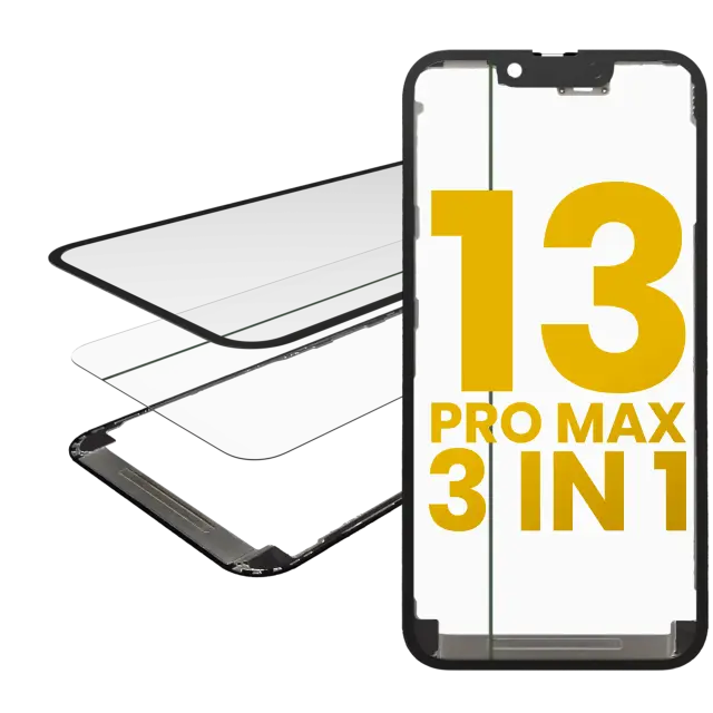 Vitre d’écran avec OCA pour Apple iPhone 13 Pro Max (OCA Master)