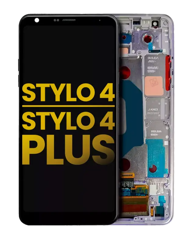 Écran LCD avec châssis pour LG Stylo 4 / Stylo 4 Plus (reconditionné, Lavender Violet)