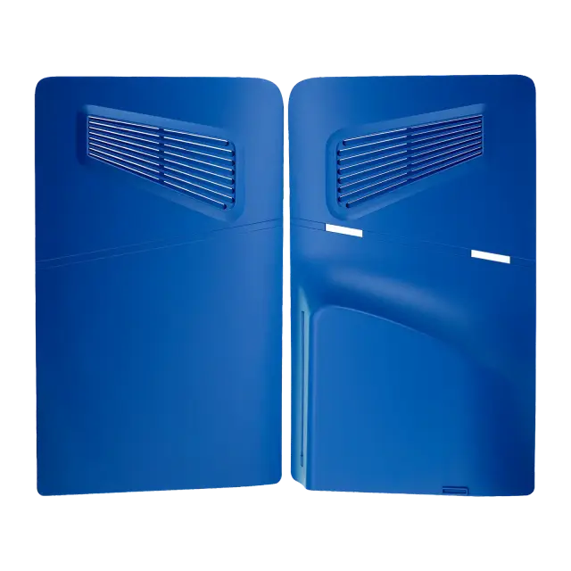 Pièce console de jeu pour Sony PlayStation 5 Slim (bleu, lot de 2)