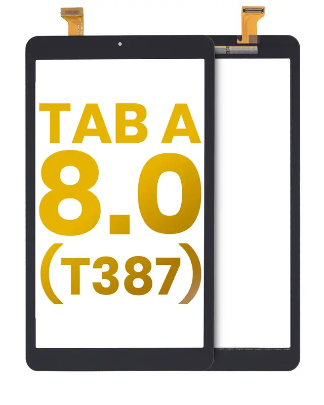 Vitre tactile pour Samsung Galaxy Tab A 8.0" (T387) (2018) (Cellular Version, noir)