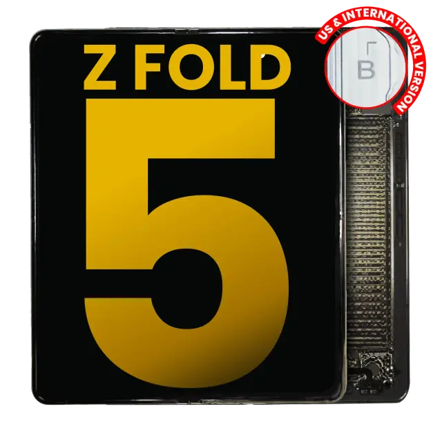 Écran OLED intérieur avec châssis pour Samsung Galaxy Z Fold 5 5G (version US & internationale, reconditionné, Beige)