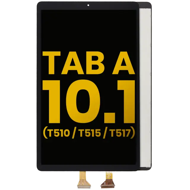 Écran LCD sans châssis pour Samsung Galaxy Tab A 10.1" (T510 / T515 / T517) (2019) (reconditionné, noir)