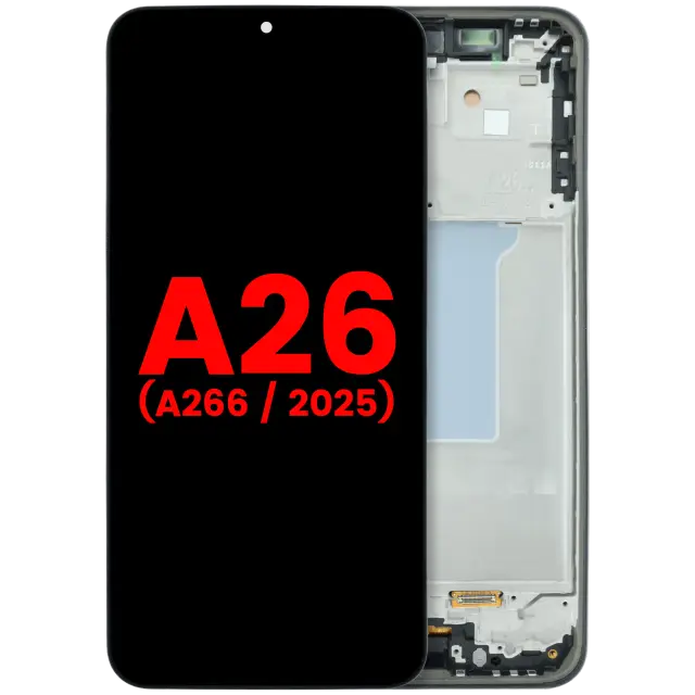 Écran OLED avec châssis pour Samsung Galaxy A26 5G (A266 / 2025) (noir)