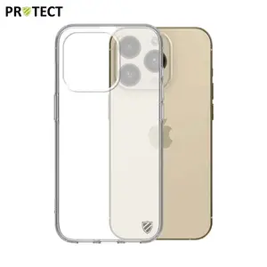 Coque Silicone PROTECT pour Apple iPhone 14 Pro Transparent