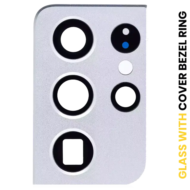 Vitre de caméra arrière pour Samsung Galaxy S21 Ultra (Phantom Silver)