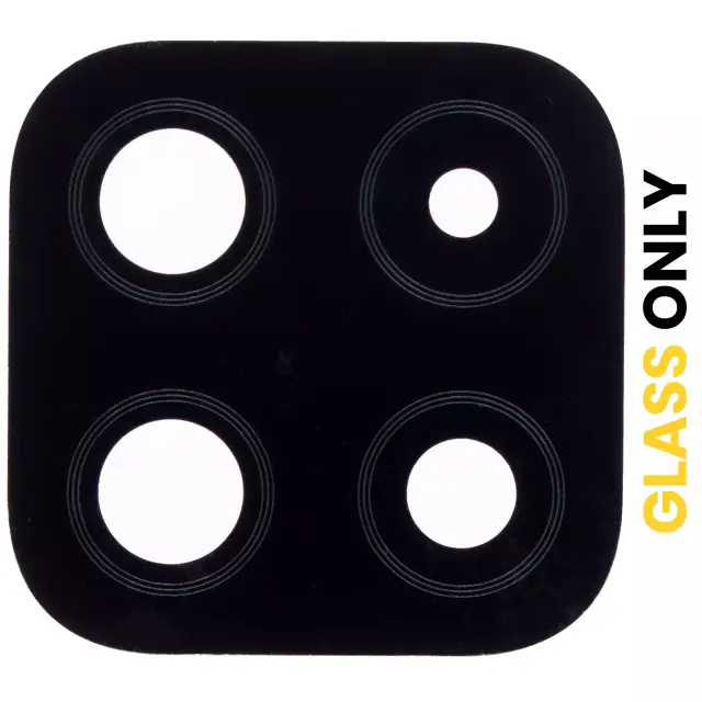 Lentille de caméra arrière avec adhésif pour Samsung Galaxy A22 5G (A226 / 2021) (noir)