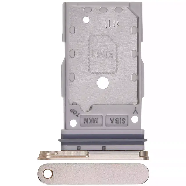 Tiroir SIM pour Samsung Galaxy S24 5G / S24 Plus 5G (Amber Yellow)