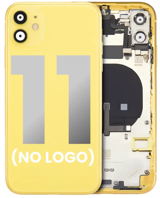 Châssis pour Apple iPhone 11 (sans logo, compatible premium, jaune)
