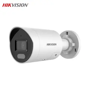 Caméra de Surveillance avec IA Hikvision DS-2CD2047G2-LU/SL (4mm) Mini Bullet 4MP ColorVu & AcuSense Blanc