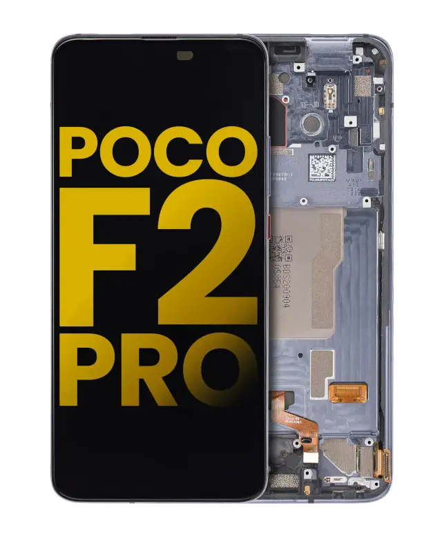 Écran OLED avec châssis pour Xiaomi Poco F2 Pro / Redmi K30 Pro (reconditionné, Cyber Gray)
