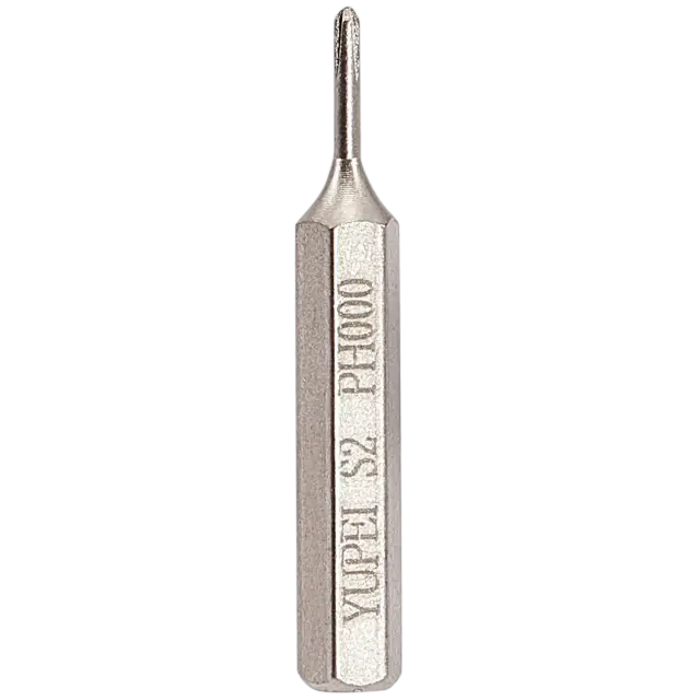 Embout de tournevis en acier S2 Phillips PH000