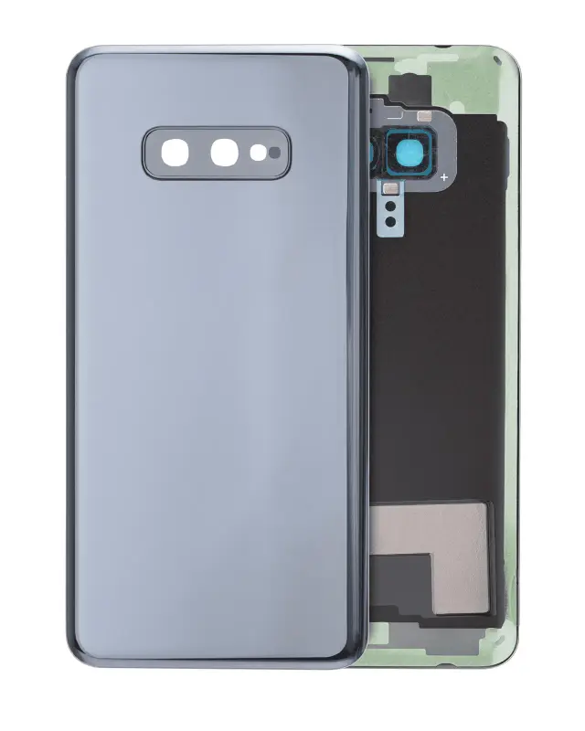 Vitre arrière pour Samsung Galaxy S10E (sans logo, compatible premium, Prism Black)