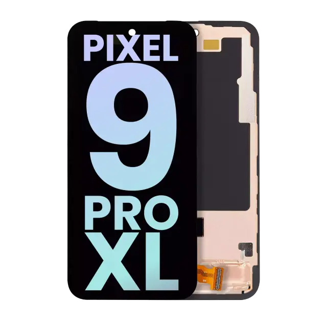 Écran OLED avec châssis et capteur d’empreintes pour Google Pixel 9 Pro XL (origine, toutes couleurs)