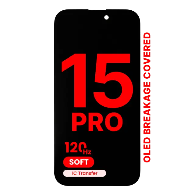 Écran OLED pour Apple iPhone 15 Pro (compatible: XO7 Soft, 120 Hz)