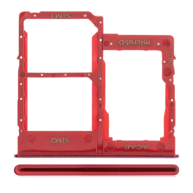 Tiroir SIM pour Samsung Galaxy A40 (A405 / 2019) (rouge)