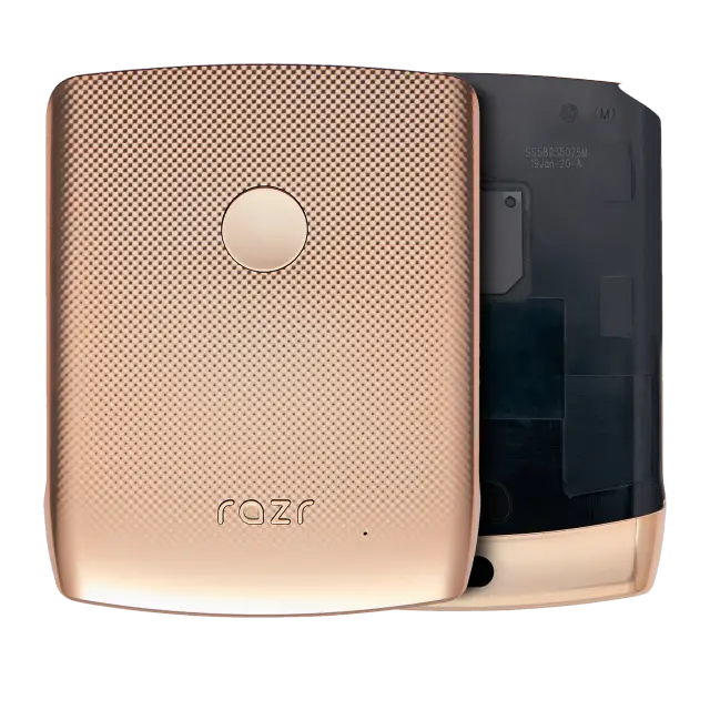 Vitre arrière pour Motorola Razr (XT2000-1 / 2019) (Blush Gold)