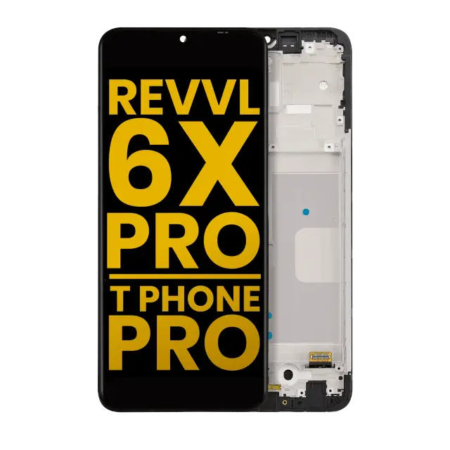 Écran LCD avec châssis pour Revvl T-Mobile Revvl 6X Pro 5G / T Phone Pro (reconditionné, toutes couleurs)