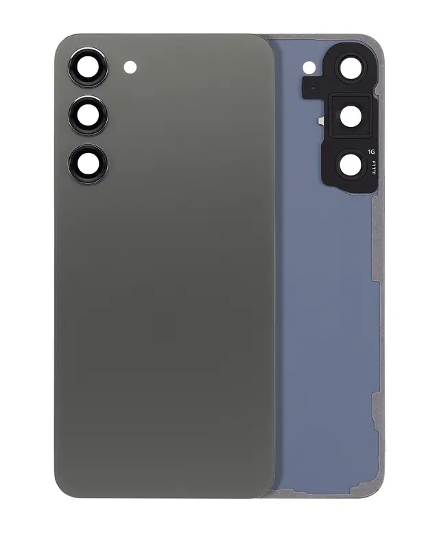 Capot arrière avec lentilles pour Samsung Galaxy S23 5G (pack service origine, vert) — vue 1