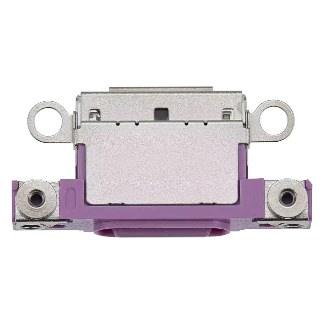 Connecteur de charge nu à souder pour Apple iPhone 16 / 16 Plus (rose, lot de 10) — réf. 107182136496