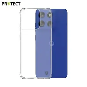 Coque Silicone Renforcée PROTECT pour Motorola Moto G56 5G Transparent