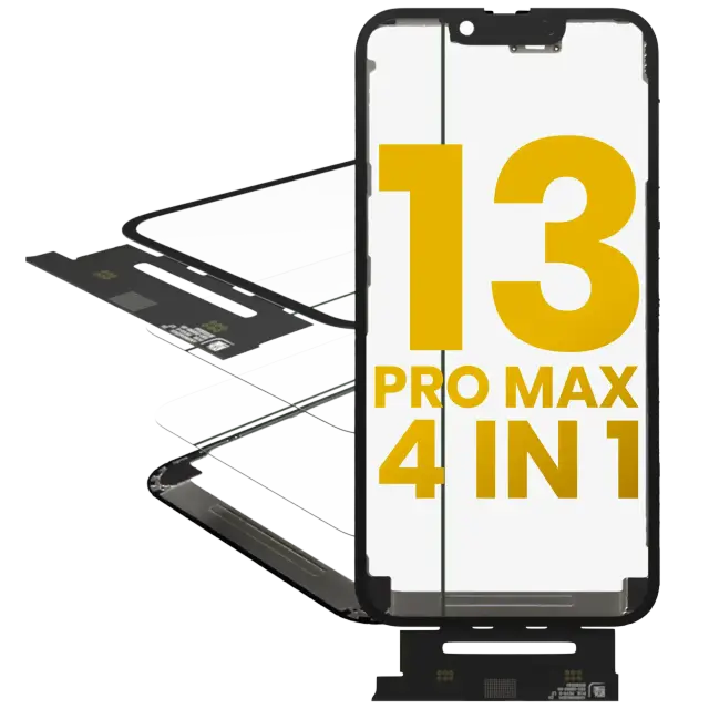 Vitre d’écran avec OCA pour Apple iPhone 13 Pro Max (OCA Master)