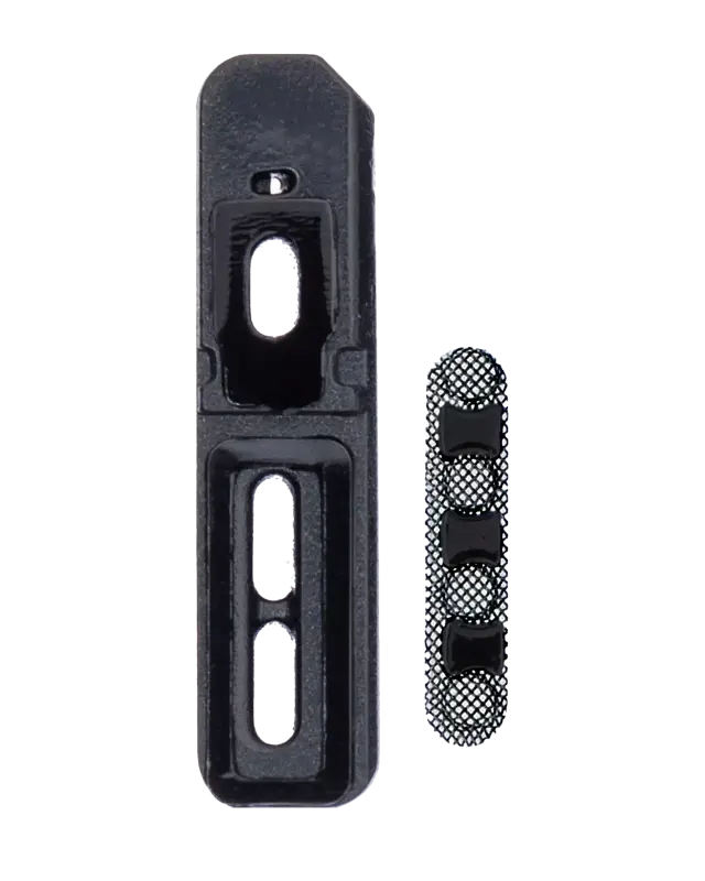Grille de haut-parleur / micro pour Apple iPhone X (noir, lot de 10)