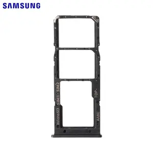 Tiroir SIM Original Samsung Galaxy A12 A125/Galaxy A12 Nacho A127 GH98-46124A Noir