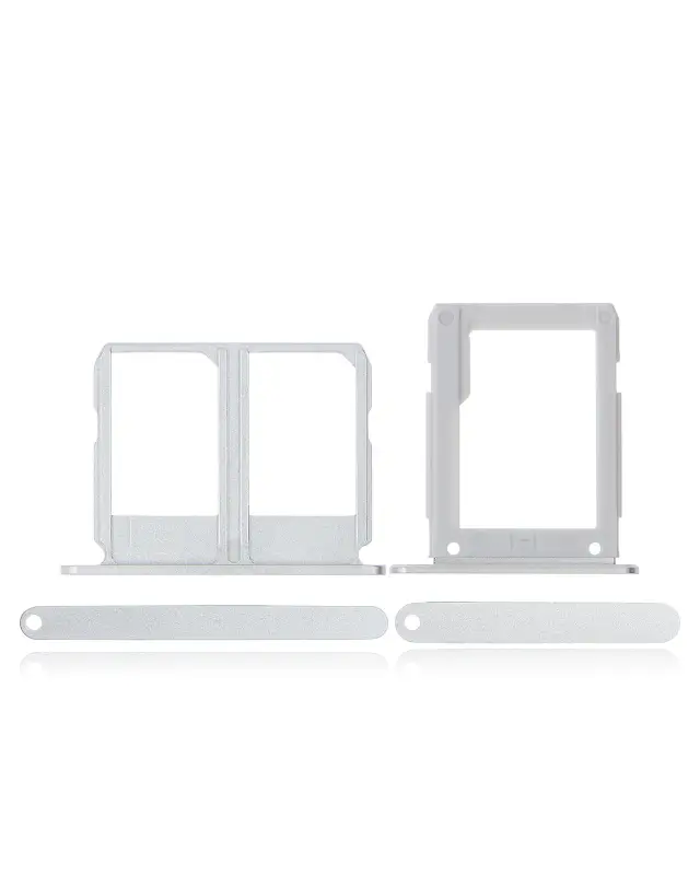 Tiroir SIM pour Samsung Galaxy A9 Pro (A910 / 2016) (blanc, lot de 2)
