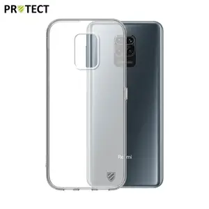 Coque Silicone PROTECT pour Xiaomi Redmi Note 9S/Redmi Note 9 Pro 4G Transparent