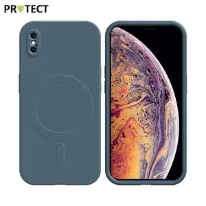 Coque de Protection IZ001 PROTECT pour Apple iPhone XS Max MagSafe Bleu