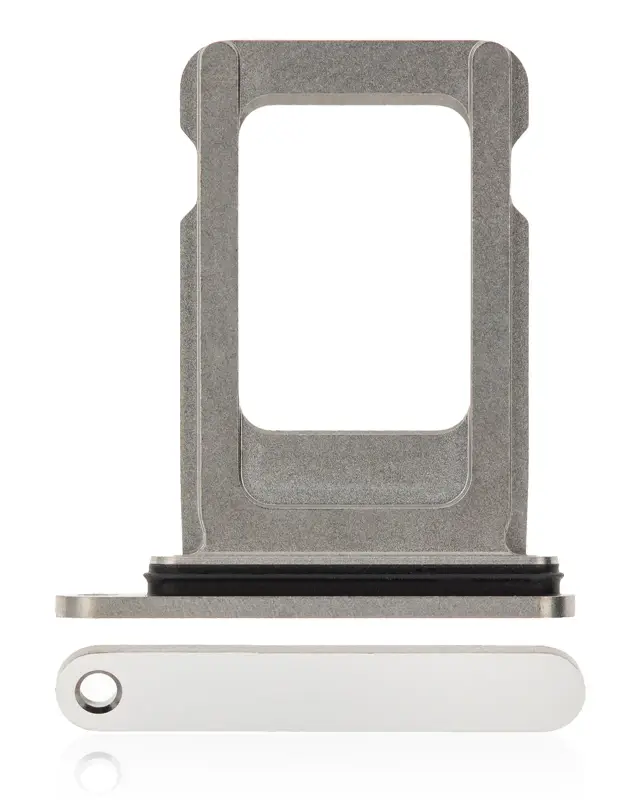 Tiroir SIM pour Apple iPhone 12 Pro / 12 Pro Max / 13 Pro / 13 Pro Max (argent)