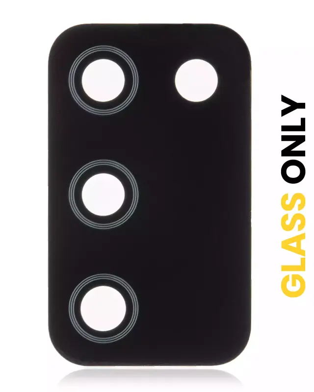 Lentille de caméra arrière avec adhésif pour Samsung Galaxy A02s (A025 / 2020) (lot de 10)