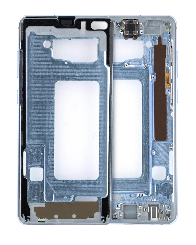 Châssis pour Samsung Galaxy S10 Plus (avec petits composants, Prism Blue)