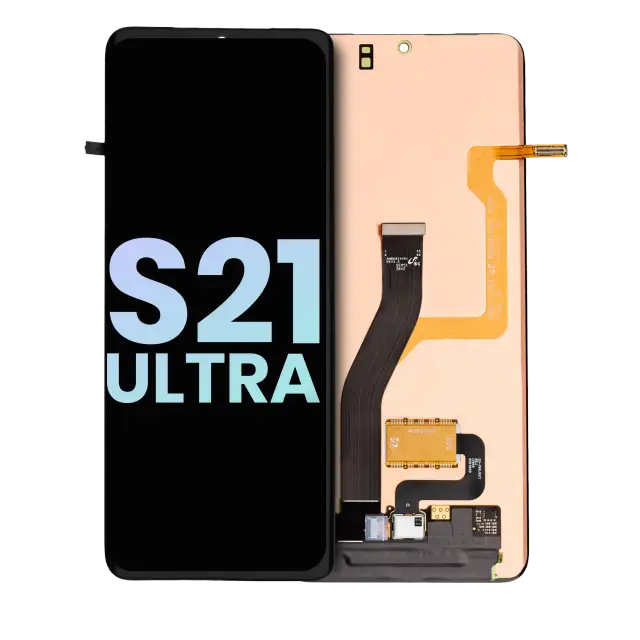 Écran OLED sans châssis pour Samsung Galaxy S21 Ultra 5G (pack service origine, toutes couleurs)