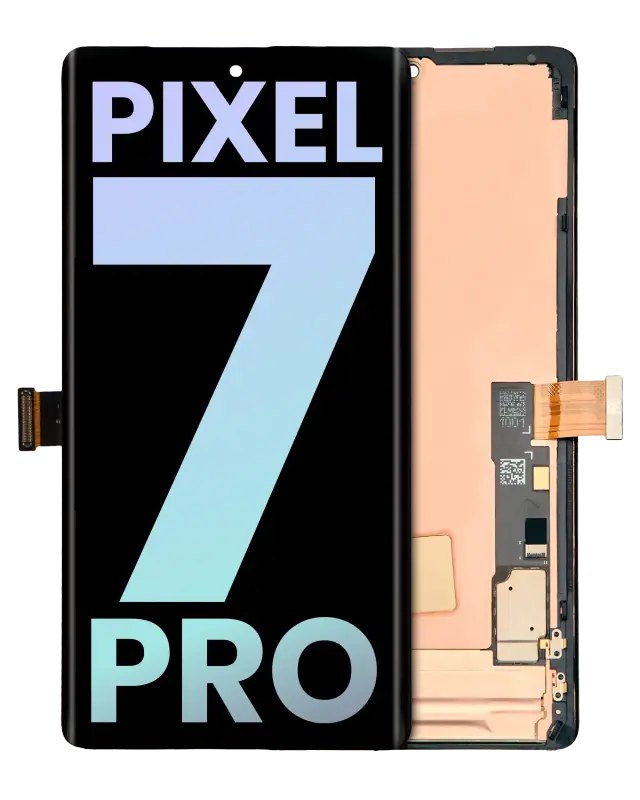 Écran OLED avec châssis et capteur d’empreintes pour Google Pixel 7 Pro (origine, toutes couleurs)