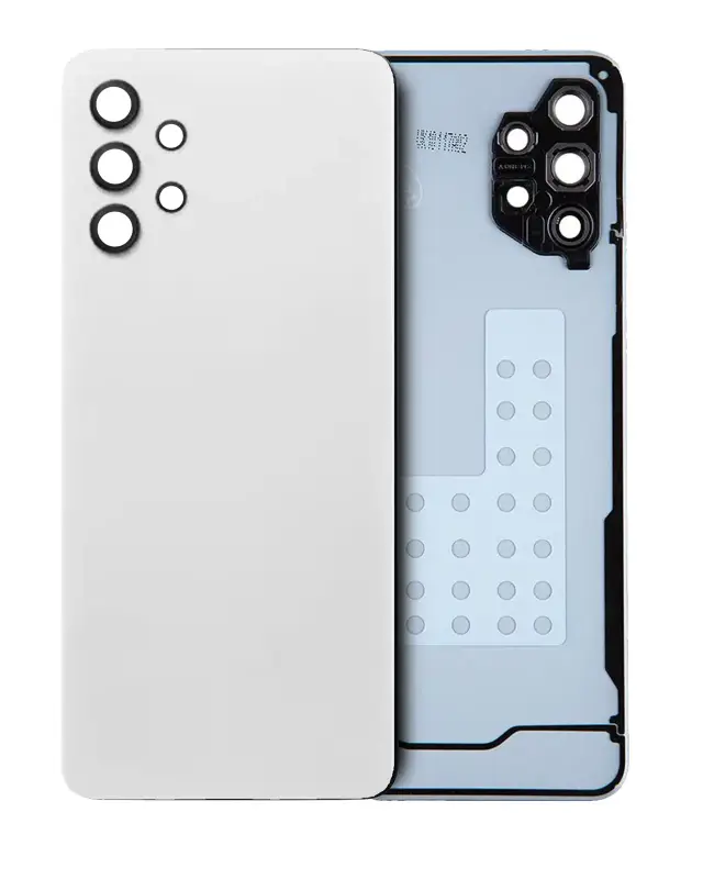 Vitre arrière pour Samsung Galaxy A32 5G (A326 / 2021) (pack service origine, Awesome White)