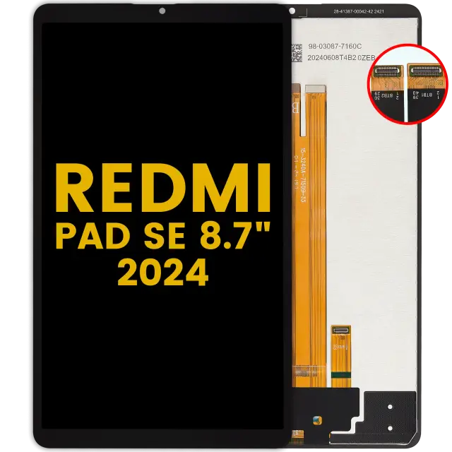 Écran LCD sans châssis pour Xiaomi Redmi Pad SE 8.7" (2024) (reconditionné, toutes couleurs)