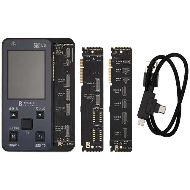 Programmateur True Tone LB Tool L3 avec cartes pour iPhone 7 à 15 Pro Max