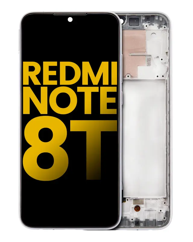 Écran pour Xiaomi Redmi Note 8T (compatible premium, Moonlight White)