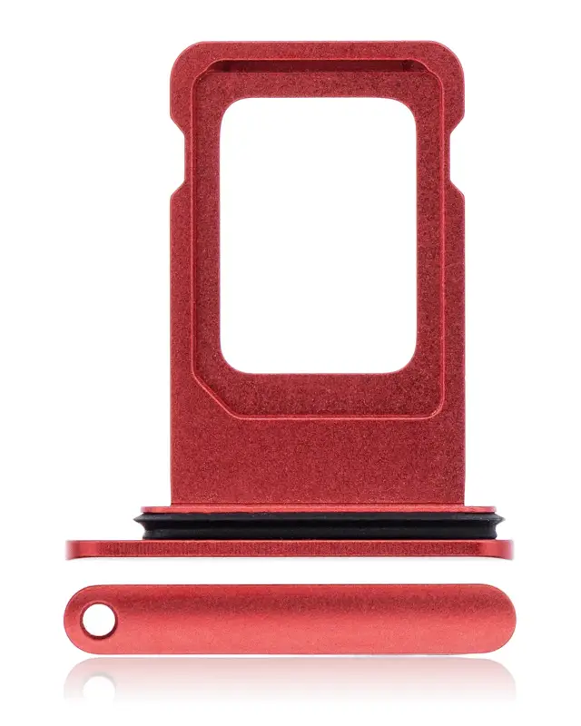 Tiroir simple SIM pour Apple iPhone XR (rouge)