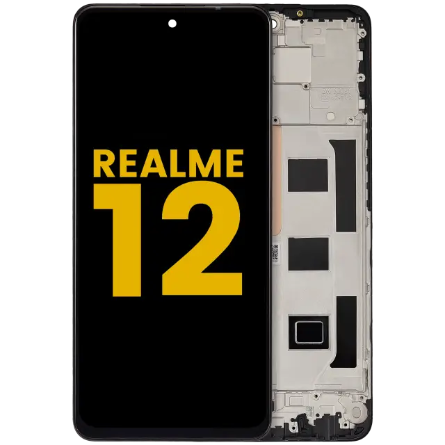 Écran LCD avec châssis pour Realme 12 5G (reconditionné, toutes couleurs)