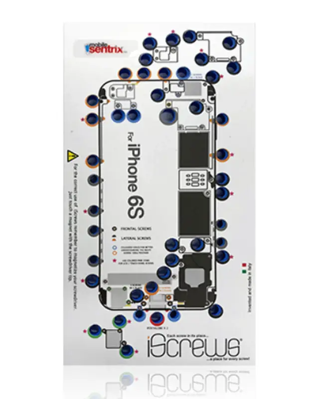 Tapis de positionnement des vis iScrews dottorpod pour iPhone 6s
