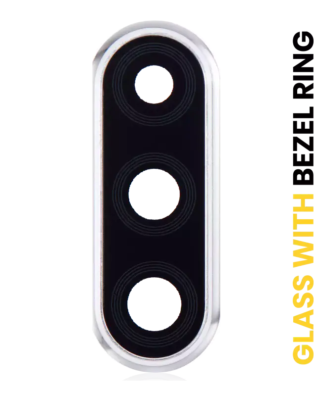 Vitre de caméra arrière avec anneau pour Huawei P30 Lite (Pearl White) (4GB RAM)