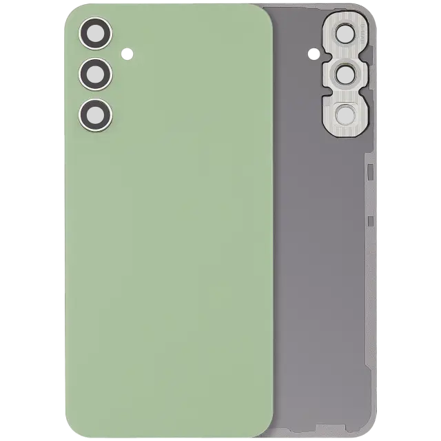 Capot arrière avec lentilles pour Samsung Galaxy A34 5G (A346 / 2023) (sans logo, compatible, Lime) — vue 1